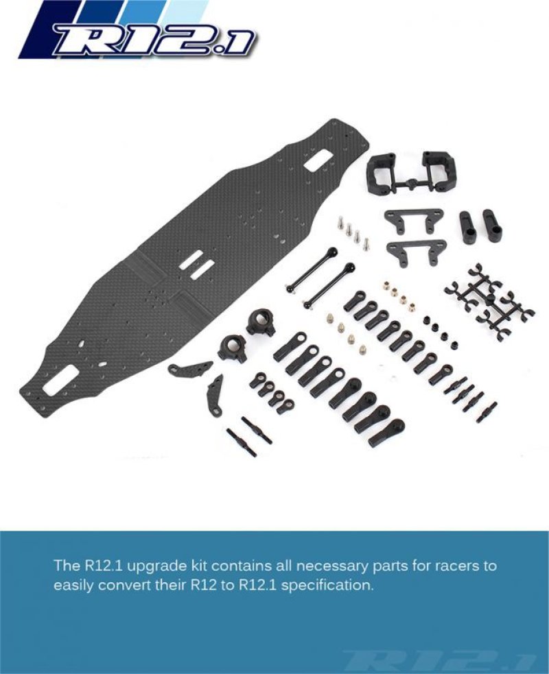 画像1: ARC　R12.1コンバージョン　カーボンシャーシ仕様