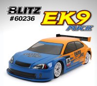 ＢＬＩＴＺ製　ＥＫ９－ＭＫ２ボディ　ＦＷＤ＆ EPツーリングボディ　ボディステスナー付