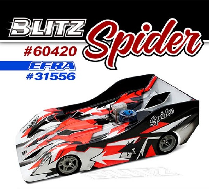 画像1: BLITZ  1/8GP Spiderレーシング対応ボディーセット