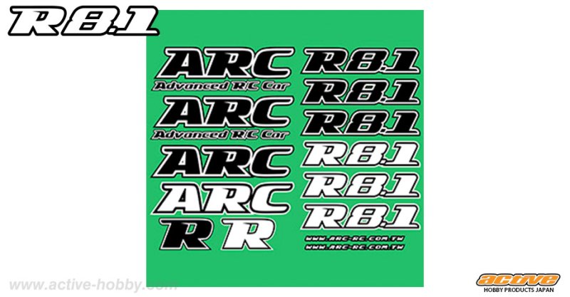 画像1: ARC R8.1 デカール