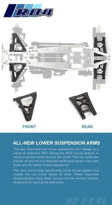 製品補足2: ＡＲＣ　Ｒ８．４ＬＣＧ　１／８ＧＰレーシングキット