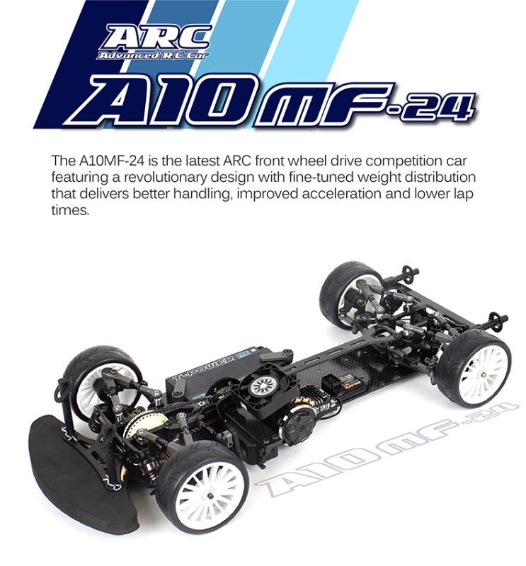 ＡＲＣ　Ａ１０ＭＦー２４キット １／１０ＥＰＦＷＤカーボンミシャーシ仕様［R100037］