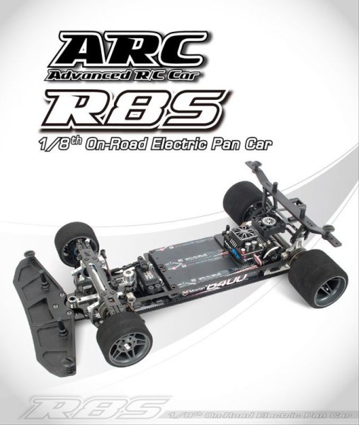 画像1: R8S　1/8スケール電動パワーオンロードレーシングカーキット (1)