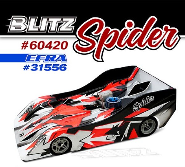 画像1: BLITZ  1/8GP Spiderレーシング対応ボディーセット (1)