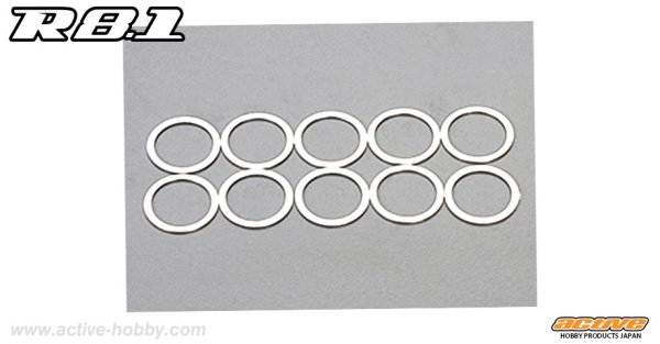 画像1: 12.1x15x0.3mm シム（10コ） (1)