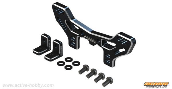 画像2: TT-02TYPE-S対応 アルミ・リヤトダンパーステー (2)