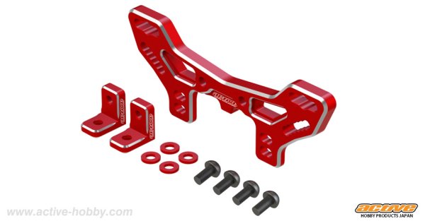 画像4: TT-02TYPE-S対応 アルミ・リヤトダンパーステー (4)