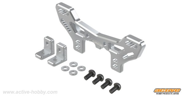 画像3: TT-02TYPE-S対応 アルミ・リヤトダンパーステー (3)